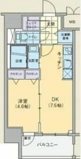 BLAU本町東【10階】の間取り