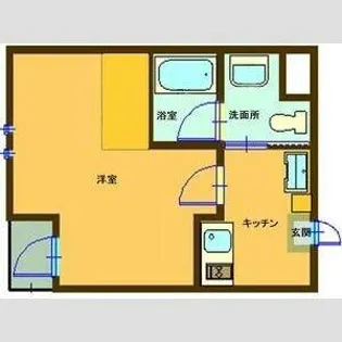 NOVEL KUROKAWA【2階】の間取り