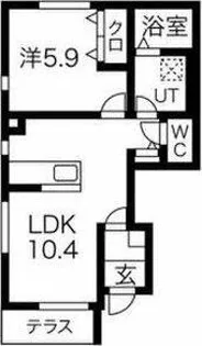 カルテットA【1階】の間取り