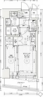 エステムコート名古屋上前津【6階】の間取り