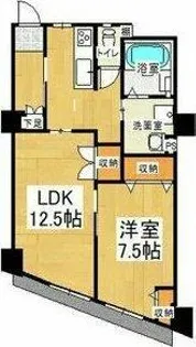 パラシオン覚王山【4階】の間取り