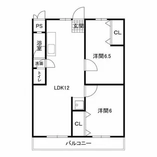 ラフォーレ【3-A号室】の間取り