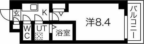 エーデルワイス【1階】の間取り