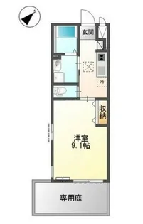 ア・ラ・メルシー【108号室】の間取り