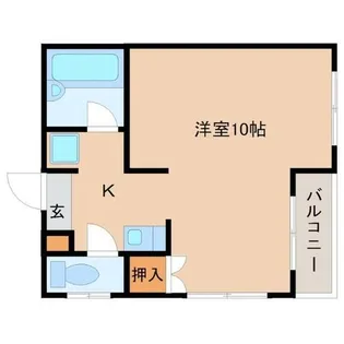 メゾン出口【2階】の間取り