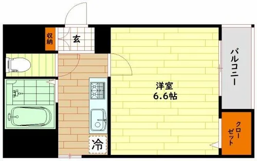 Ms’palazzO都島【5階】の間取り