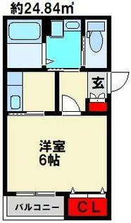 Ellina貴船I【103号室】の間取り