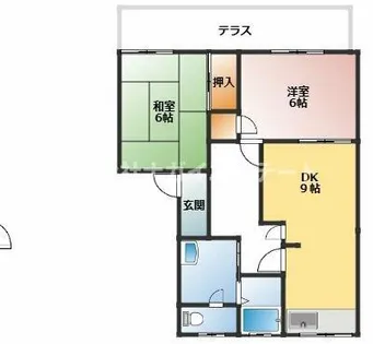 ビスタ藤田【101号室】の間取り