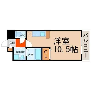ソラナ平安【5階】の間取り