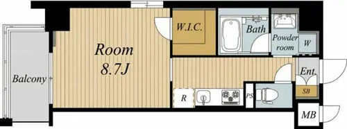 deww【601号室】の間取り