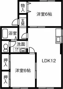 ハートホームイマエダ【2階】の間取り