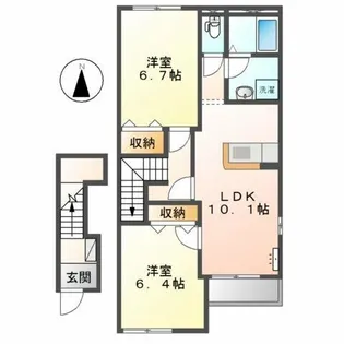 Dolce【2階】の間取り
