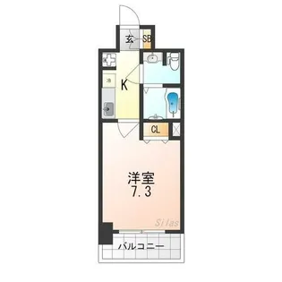 KDXレジデンス西大路【4階】の間取り