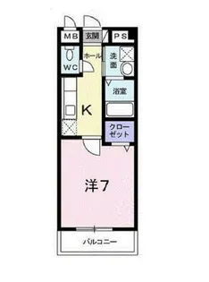クリザンテーム 山本Ⅱ【2階】の間取り