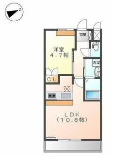 サンフォレスト【102号室】の間取り