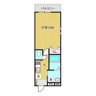 フジパレス太子橋Ⅱ番館【3階】の間取り