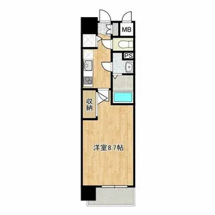 サムティ都島North【6階】の間取り