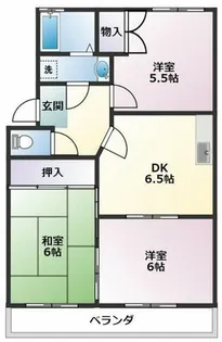 サンノーブル【104号室】の間取り