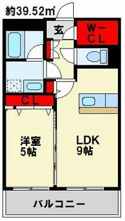 LEON篠崎 B棟【2階】の間取り