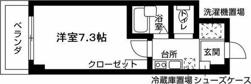 グリーンエミナンス東山【4階】の間取り
