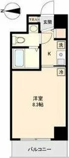 アーバンフラッツ新栄(旧La Douceur新栄)【11階】の間取り