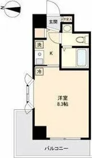 アーバンフラッツ新栄(旧La Douceur新栄)【4階】の間取り