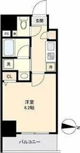 CAVANA新栄(旧ディアレイシャス新栄)【7階】の間取り