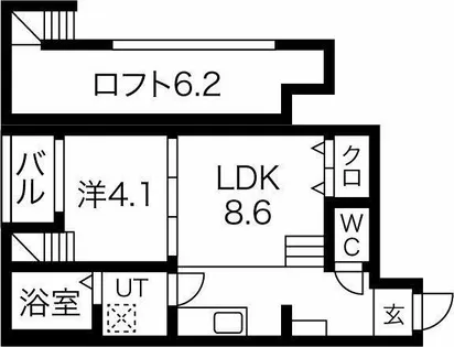 スクーデリア【1階】の間取り