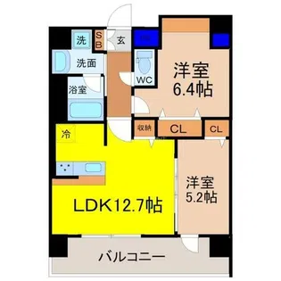 セイワパレス吹上公園【7階】の間取り