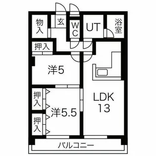 オーエムビル【4階】の間取り