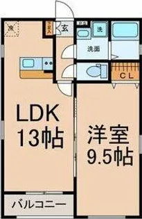 グランレーヴ大曽根Ⅱ【3階】の間取り