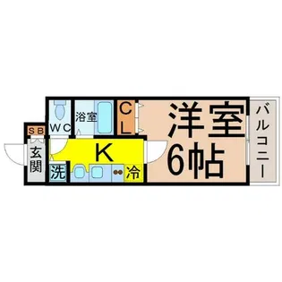 プレサンス新栄リミックス【6階】の間取り
