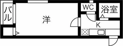 ヴィアトール【1階】の間取り