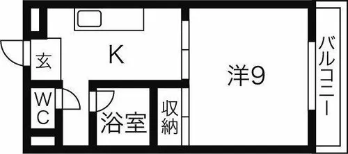 シティハイツ名城 II【3階】の間取り