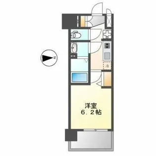 プレサンス鶴舞パーク&ステーション【7階】の間取り