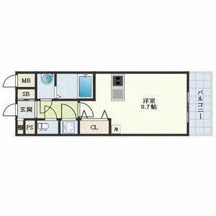 CREATO新大阪PanLoop【12階】の間取り