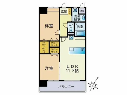 リオ・グランデ【3階】の間取り