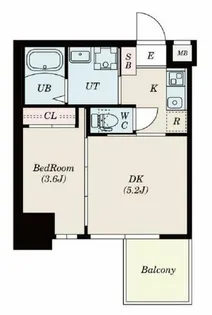 セレニテ本町リアン【3階】の間取り