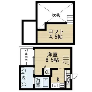 jeunesse堀越(ジュネス堀越)【2階】の間取り