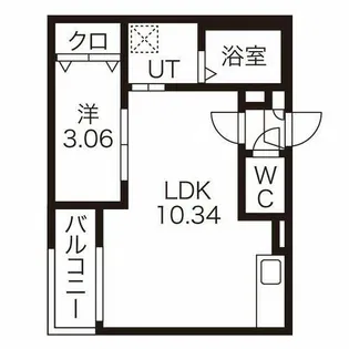 Warren kanseiⅡ【3階】の間取り