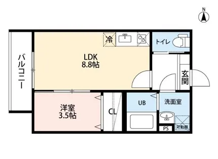 ジャルダン ノリタケの森【1階】の間取り