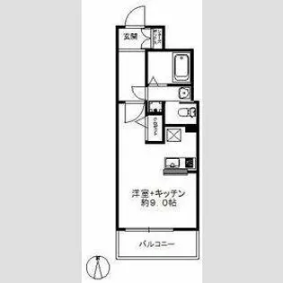 スワンズシティ新大阪【3階】の間取り