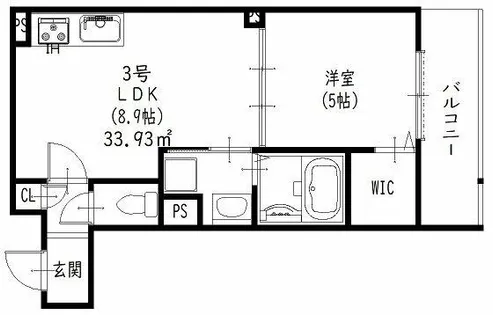 クリエオーレ原町【2階】の間取り