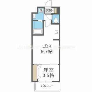 ArtizA緑地公園【8階】の間取り