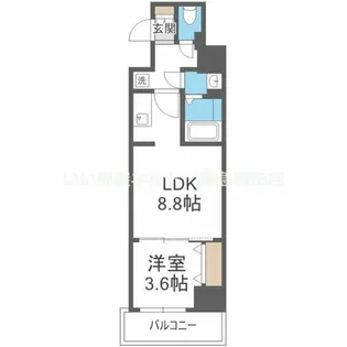 ArtizA緑地公園【2階】の間取り