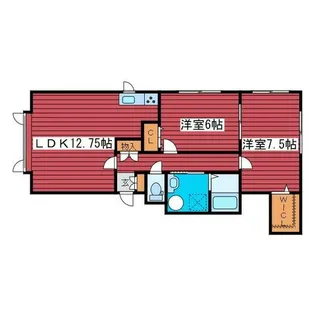 Cher Nishioka【1階】の間取り