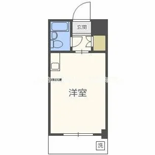 Collection中崎Ⅱ【9階】の間取り