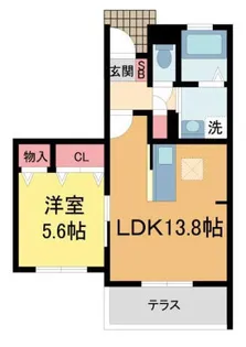 高橋ガーデンスクエア【10号室】の間取り