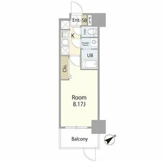 Luxe新大阪SOUTH【1階】の間取り