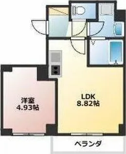 Blue Square【2階】の間取り